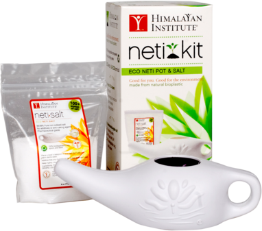 Eco Neti Kit - Neti pot with 6oz Neti Salt